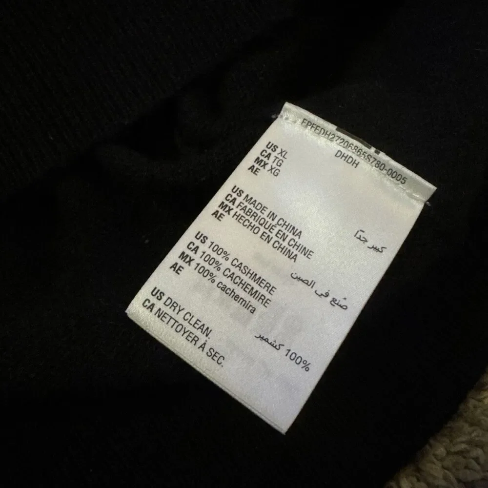 CHARTER CLUB Luxury 100% CASHMERE Women’s  v-Neck‎ Turtleneck Preppy Classy XL